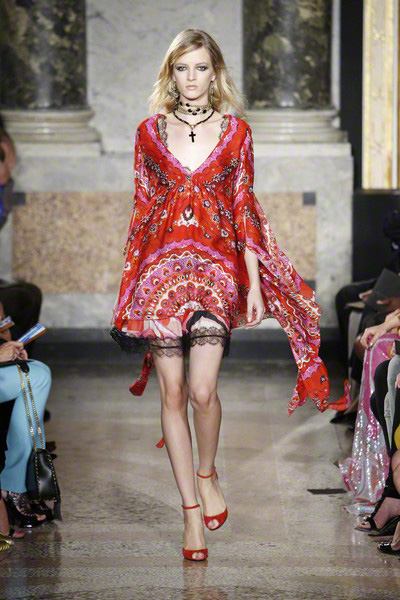 Emilio Pucci Catwalk Fashion Show Milan Womenswear SS2014  Team Peter  Stigter, catwalk show, streetwear and fashion photography