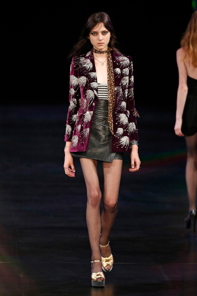 Saint Laurent Paris Catwalk Fashion Show Paris Womenswear SS2015 | Team ...